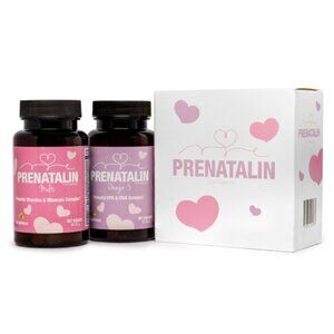 Prenatalin Prenatal Vitamins & Omega-3 Supplement Set